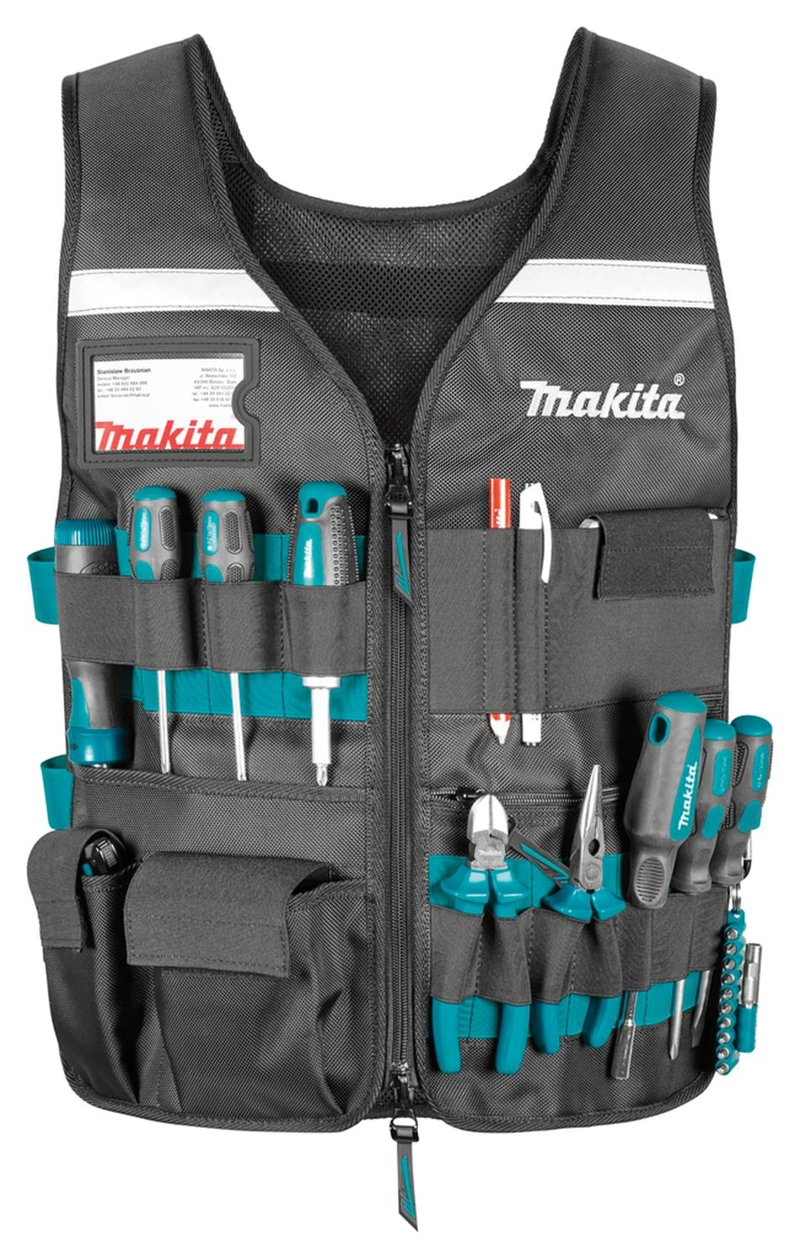 CHALECO DE TRABAJO PORTAHERRAMIENTAS AJUSTABLE - MAKITA - 2