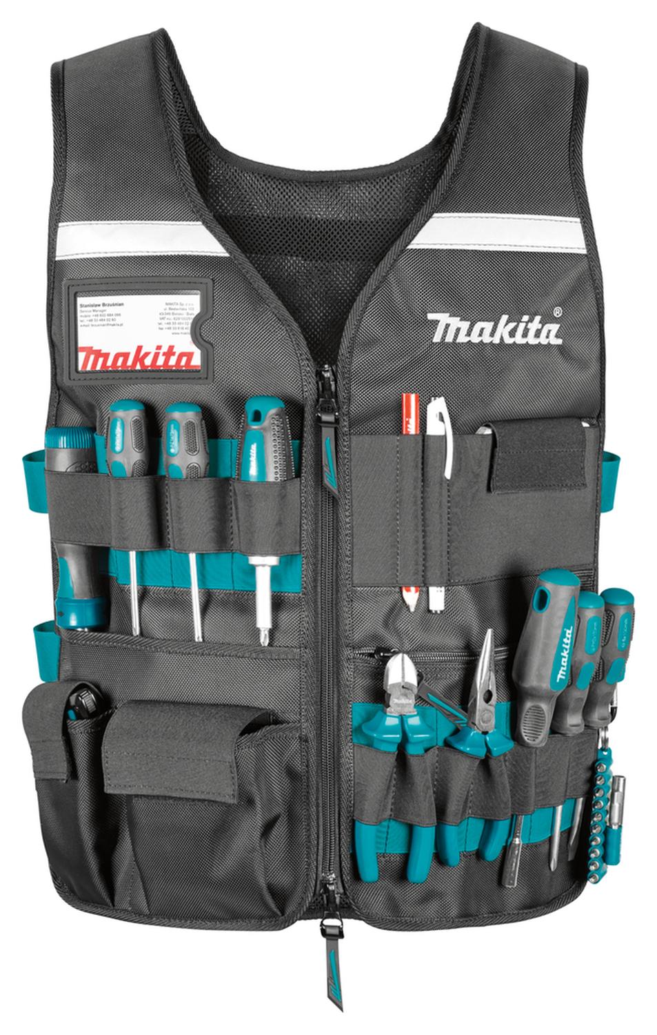 CHALECO DE TRABAJO PORTAHERRAMIENTAS AJUSTABLE - MAKITA - 2