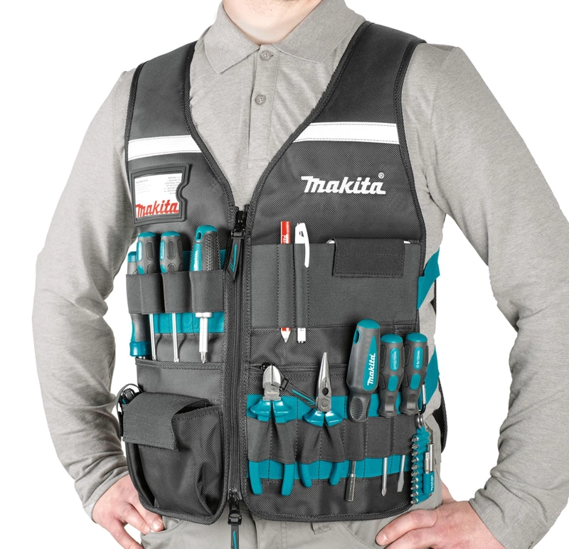 CHALECO DE TRABAJO PORTAHERRAMIENTAS AJUSTABLE - MAKITA - 3