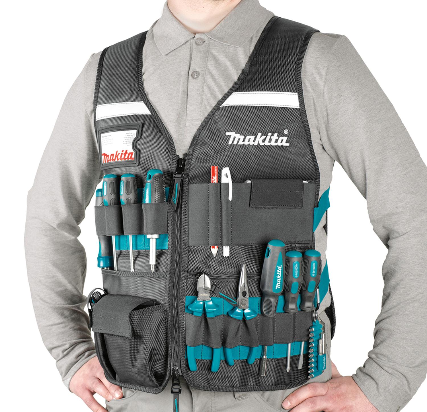 CHALECO DE TRABAJO PORTAHERRAMIENTAS AJUSTABLE - MAKITA - 3
