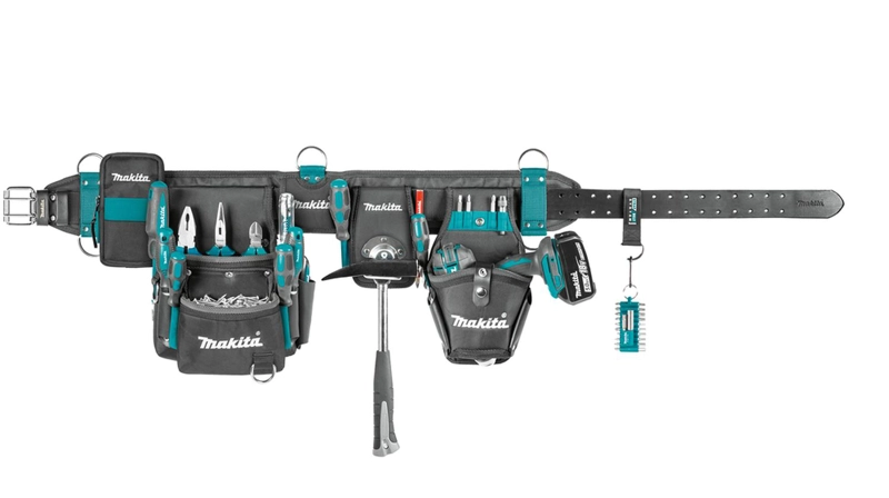 CINTURON CUERO USO PESADO CON PORTAHERRAMIENTAS - MAKITA - 2
