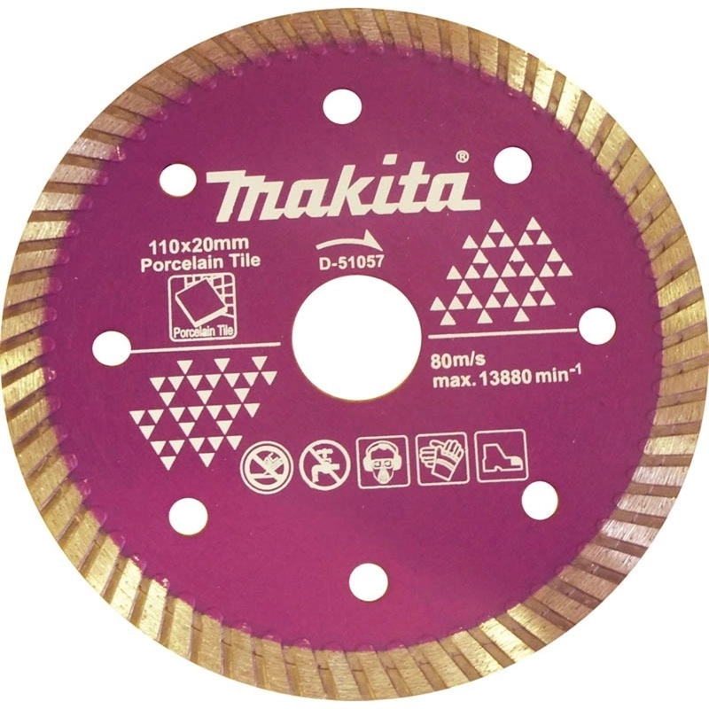 DISCO DIAMANTADO MAKITA D-51057 110MMX20MM (PORCELANATO) - 1