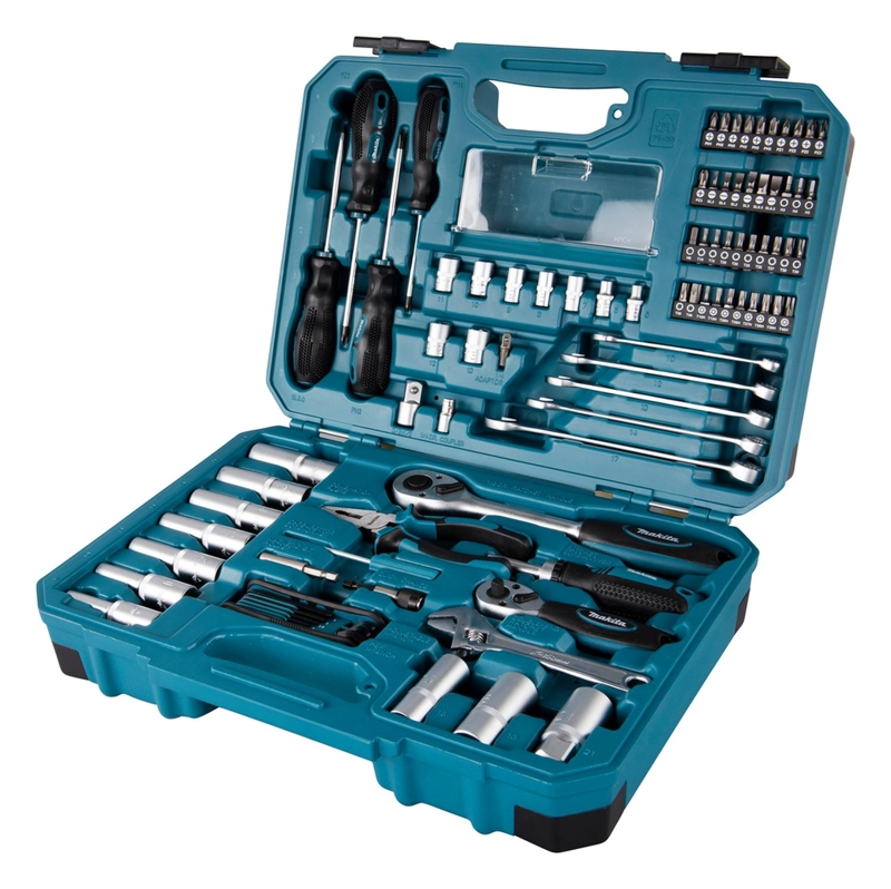 CAJA HERRAMIENTAS MAKITA E-08458 JUEGO MANUALES 87 PIEZAS 32 X 13 CM - 2