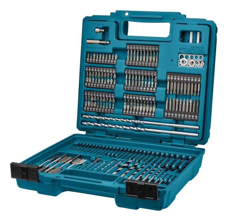 SET MAKITA E-11689 ACCESORIOS Y HERRAMIENTAS MANUALES 256 PIEZAS 32 X 12 CM - 1
