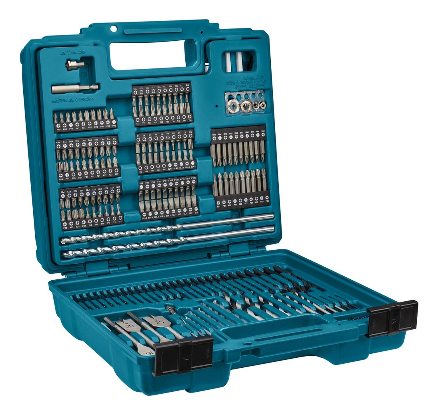 SET MAKITA E-11689 ACCESORIOS Y HERRAMIENTAS MANUALES 256 PIEZAS 32 X 12 CM - 2