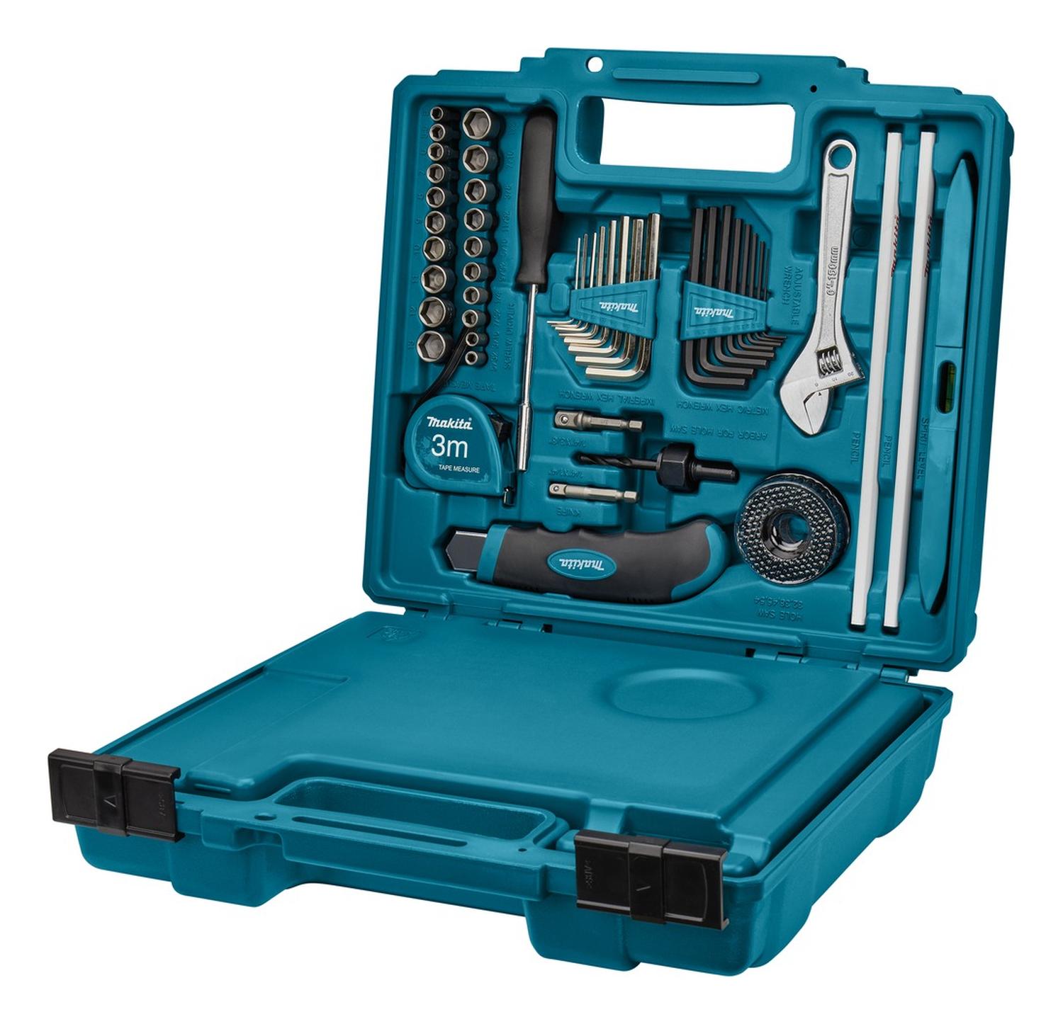 SET MAKITA E-11689 ACCESORIOS Y HERRAMIENTAS MANUALES 256 PIEZAS 32 X 12 CM - 3