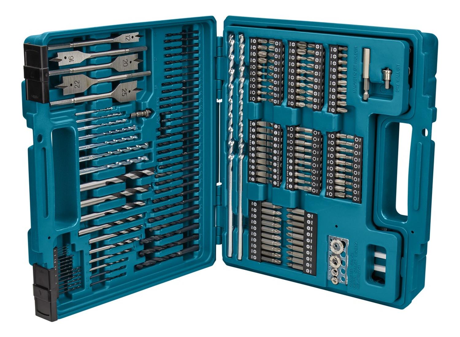 SET MAKITA E-11689 ACCESORIOS Y HERRAMIENTAS MANUALES 256 PIEZAS 32 X 12 CM - 8