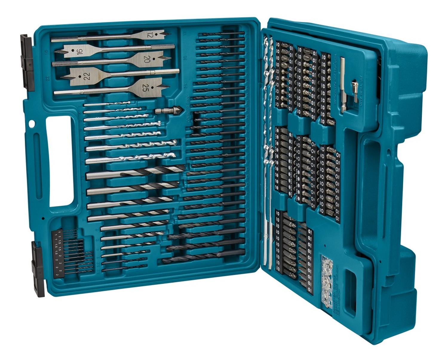 SET MAKITA E-11689 ACCESORIOS Y HERRAMIENTAS MANUALES 256 PIEZAS 32 X 12 CM - 9