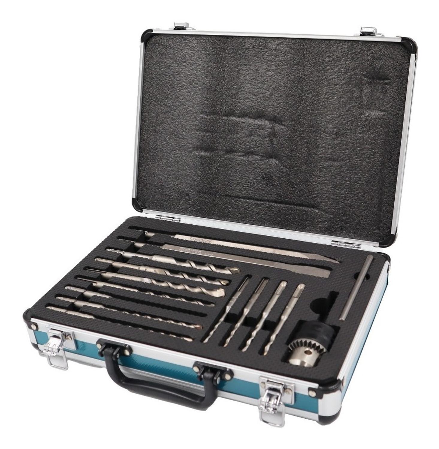 SET 14 PIEZAS CINCELES MAKITA CINCELES PUNTOS Y BROCAS SDS-PLUS D-71174 8 X 23 CM - 2