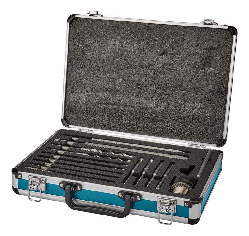 SET 14 PIEZAS CINCELES MAKITA CINCELES PUNTOS Y BROCAS SDS-PLUS D-71174 8 X 23 CM - 5