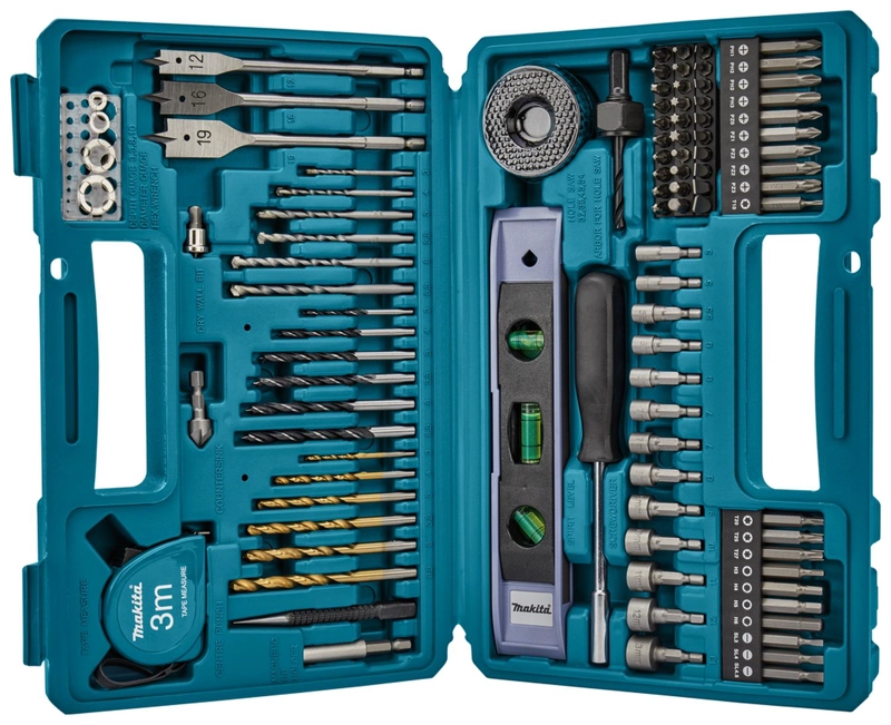 SET MAKITA E-10730 ACCESORIOS Y HERRAMIENTAS MANUALES 102 PIEZAS 22 X 8 CM - 2