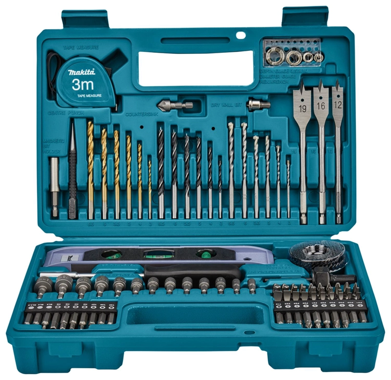 SET MAKITA E-10730 ACCESORIOS Y HERRAMIENTAS MANUALES 102 PIEZAS 22 X 8 CM - 4