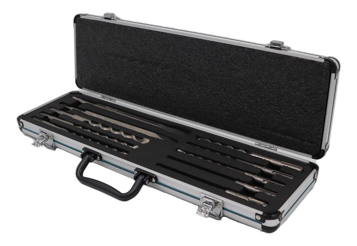 CAJA HERRAMIENTAS MAKITA 10 PIEZAS BROCA Y CINCEL TCT SDS-PLUS D-71990 6.5 X 15.5 CM - 1