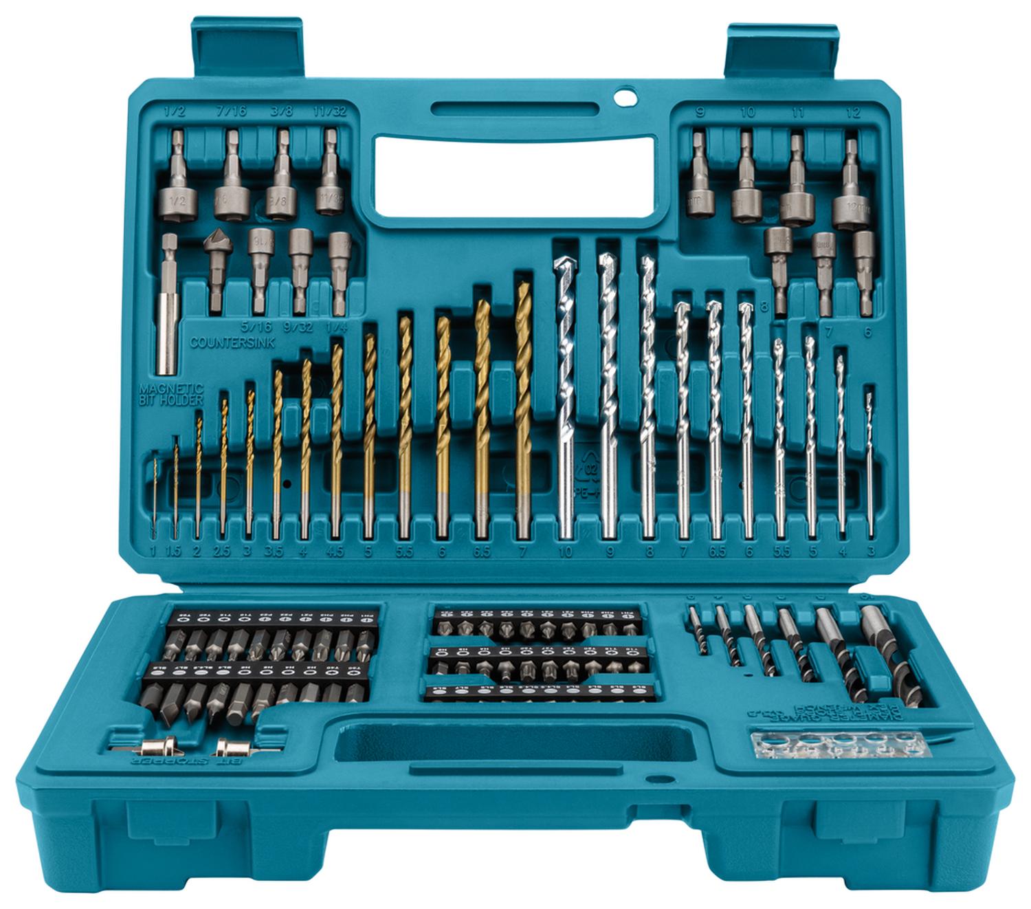 SET MAKITA B-68432 BROCAS Y PUNTAS MZ 102 PIEZAS 22 X 8 CM - 2