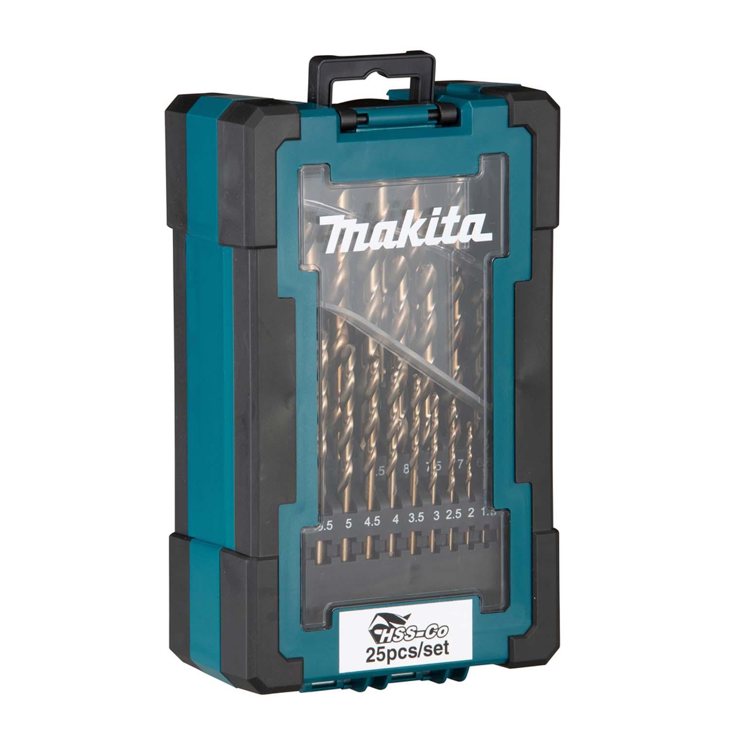 JUEGO DE BROCAS PARA METAL HSS- CO 1-13MM 25 PZAS - MAKITA - 3