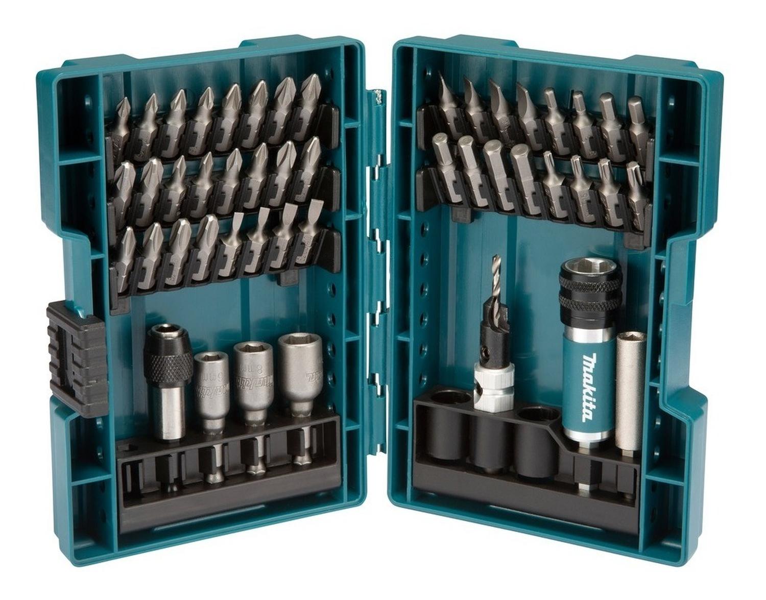 JUEGO DE PUNTAS, VASOS Y MANDRIL GUIA 47 PZS. MAKITA D-73461 - 1