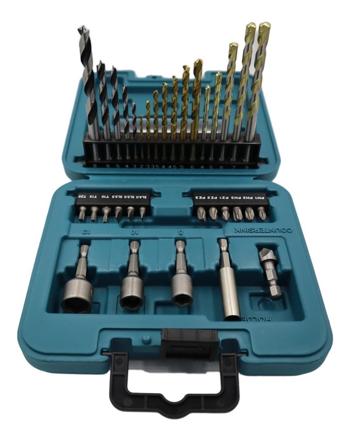SET 34 PIEZAS BROCAS Y PUNTAS MAKITA B-68498 - 2