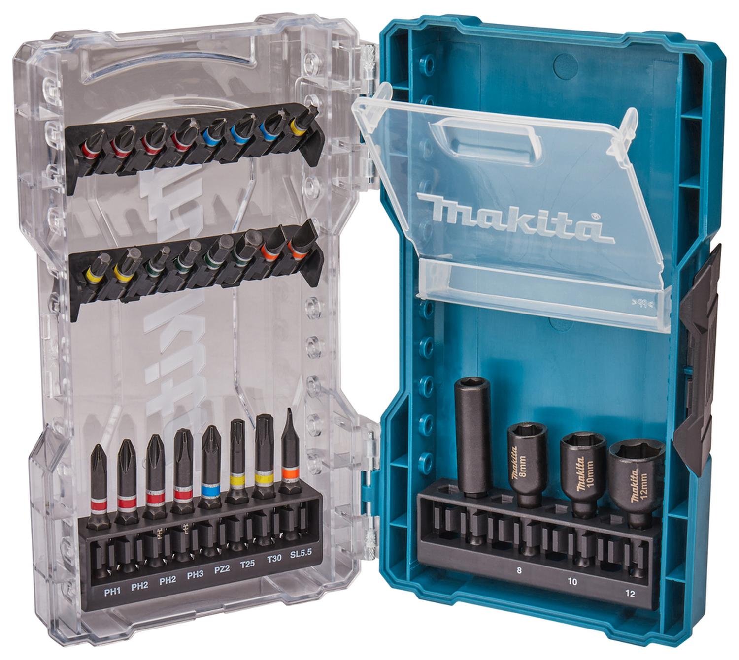 JUEGO DE PUNTAS Y ADPATADORES 28 PZAS. - MAKITA - 2