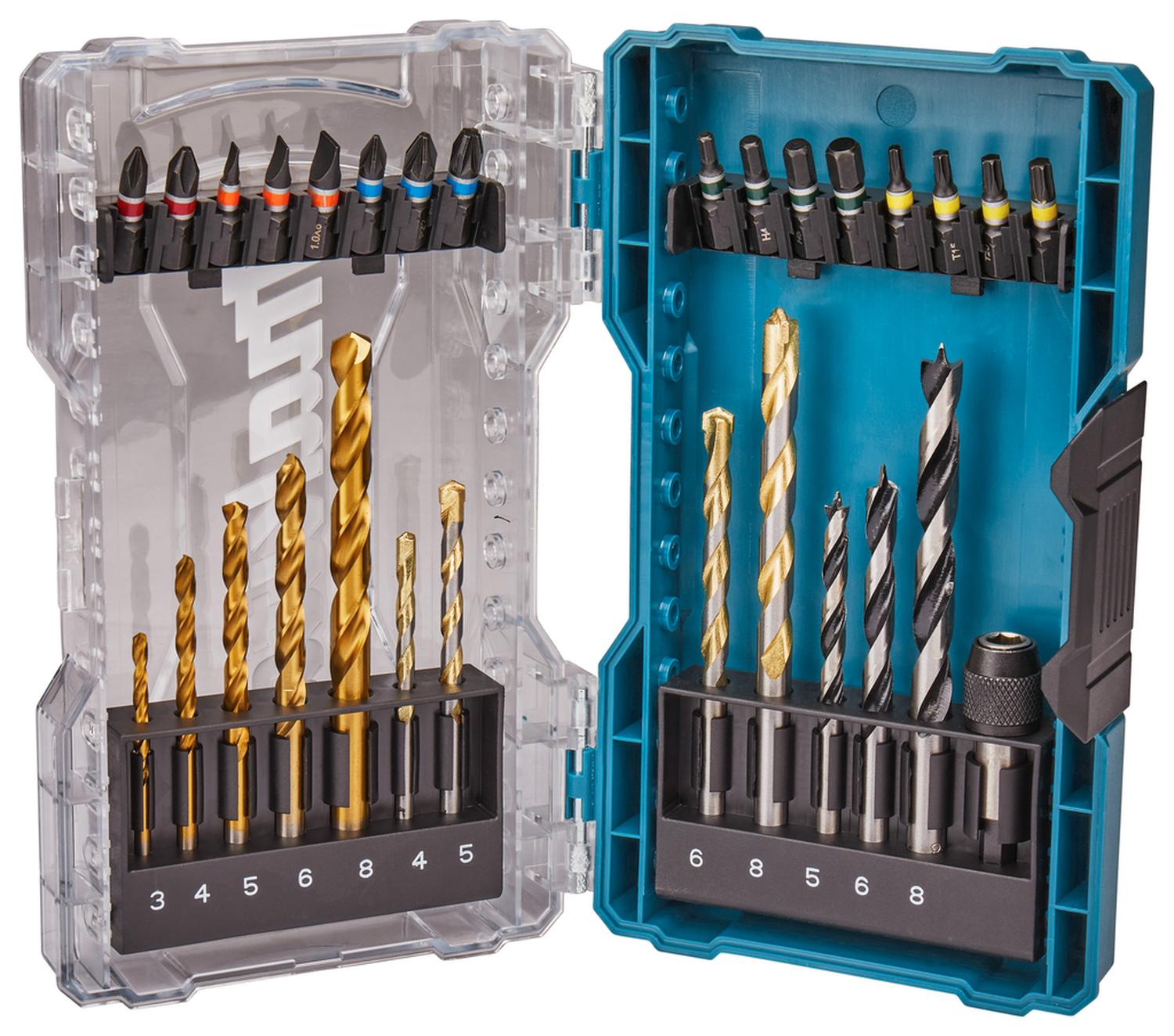 JUEGO DE BROCAS Y PUNTAS PARA ATORNILLAR 29 PZAS. - MAKITA - 1