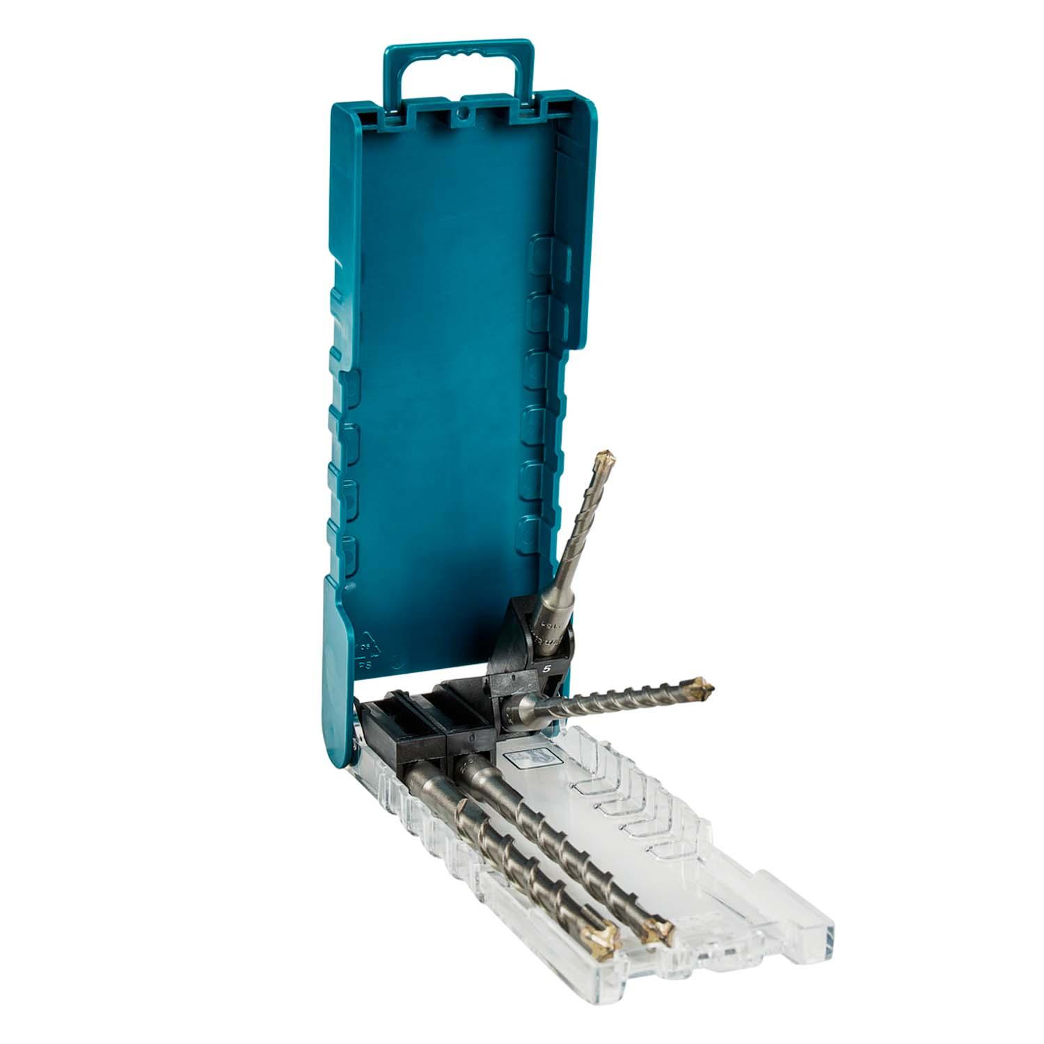 SET BROCAS SDS-PLUS 4 ARISTAS (5,6, 8, 10MM) 4 PZAS - MAKITA - 4