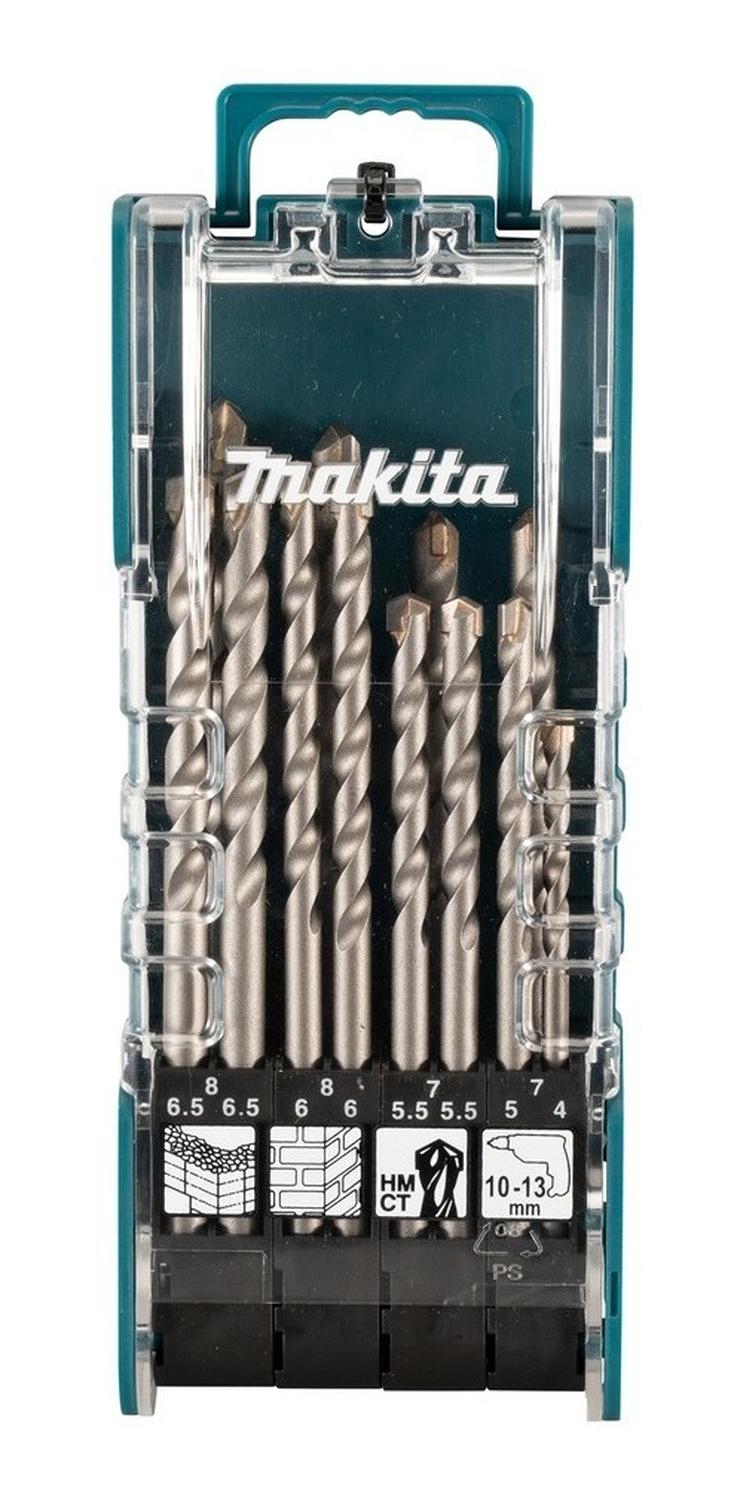 SET BROCAS CONCRETO TCT (4-8MM) 12 PZAS - MAKITA - 2