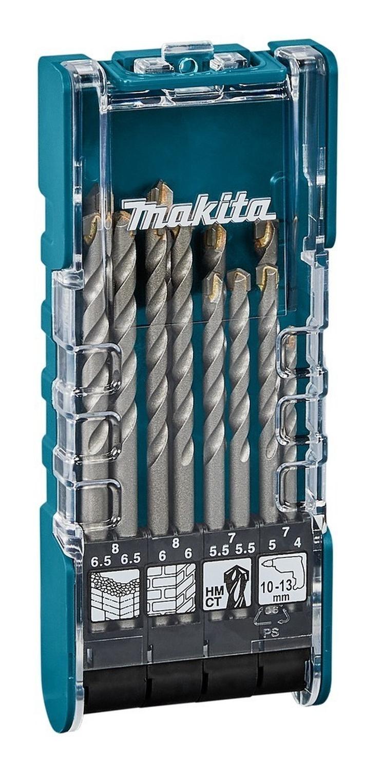SET BROCAS CONCRETO TCT (4-8MM) 12 PZAS - MAKITA - 5