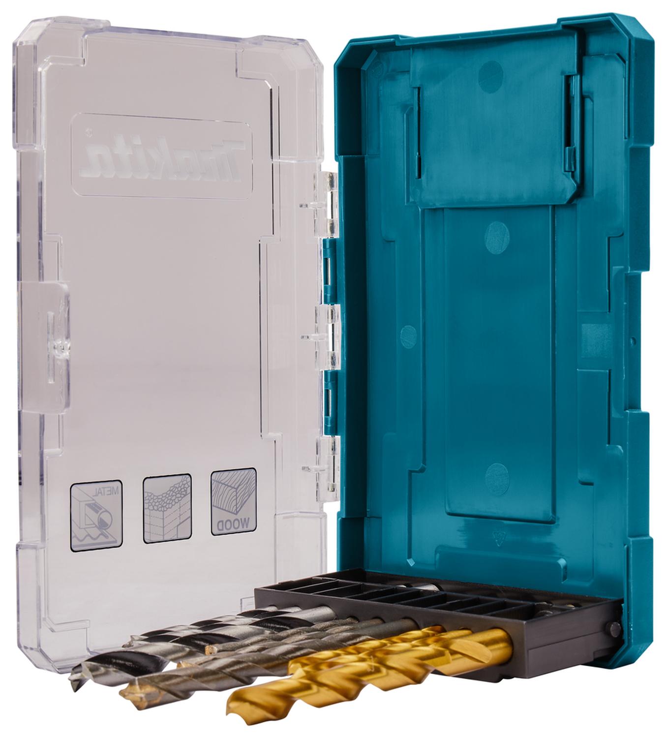 SET BROCAS PARA MADERA/METAL/CONCRETO (5-8) 9 PZAS-MAKITA - 2
