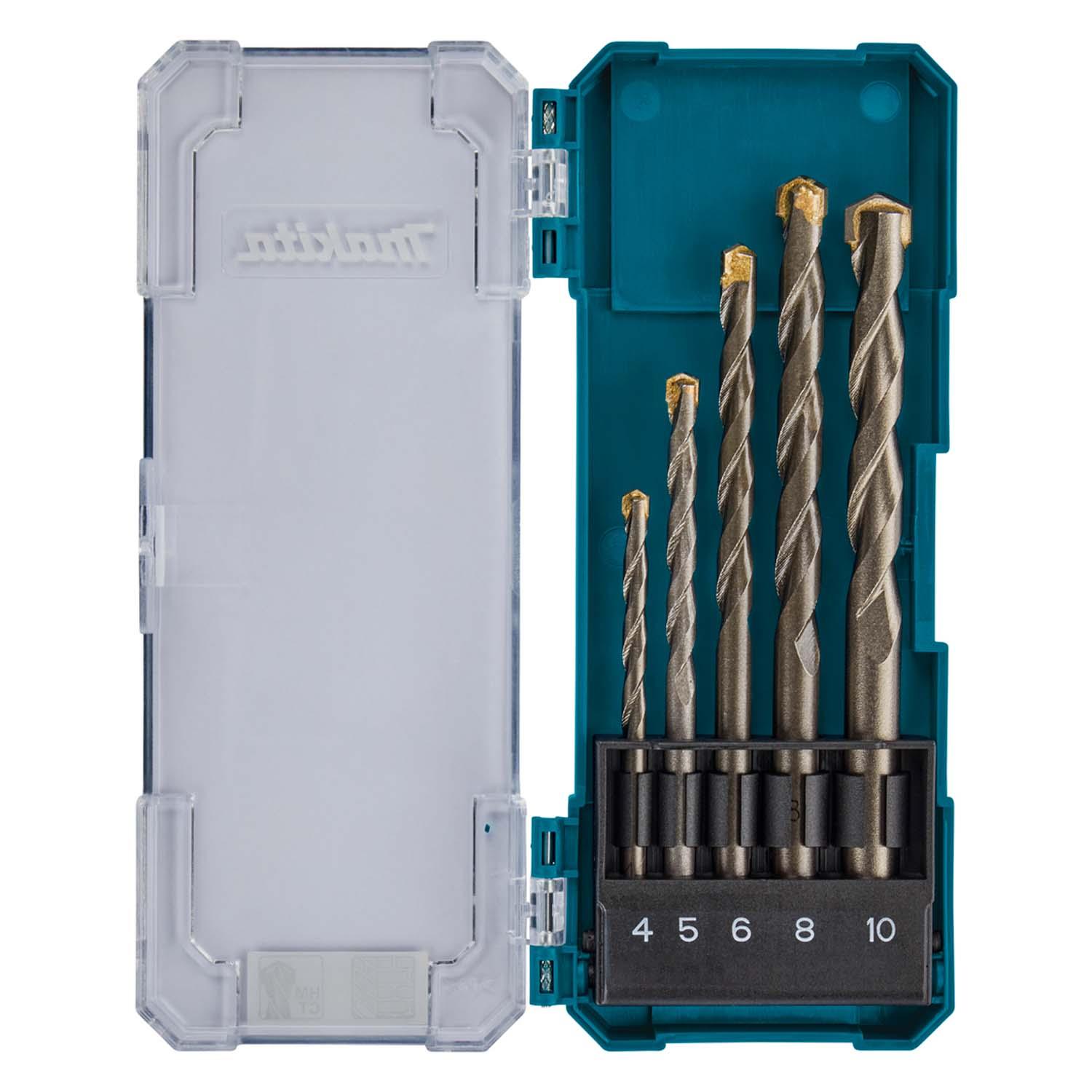 JUEGO DE BROCAS PARA CONCRETO (4-10MM) 5 PZAS - MAKITA - 2