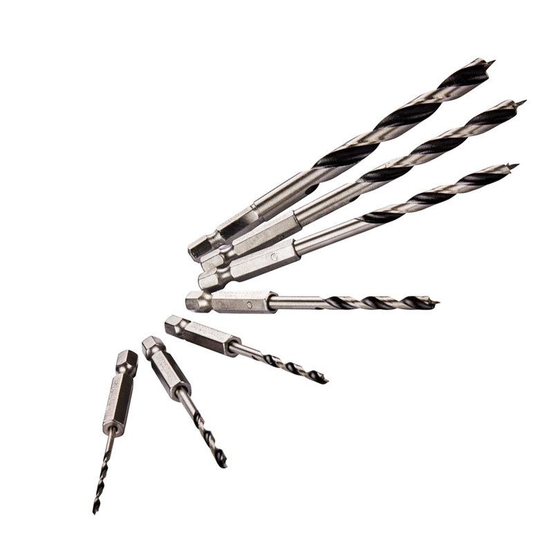 SET BROCAS PARA MADERA 2, 3, 4, 6, 8MM 7 PZAS. - MAKITA - 2