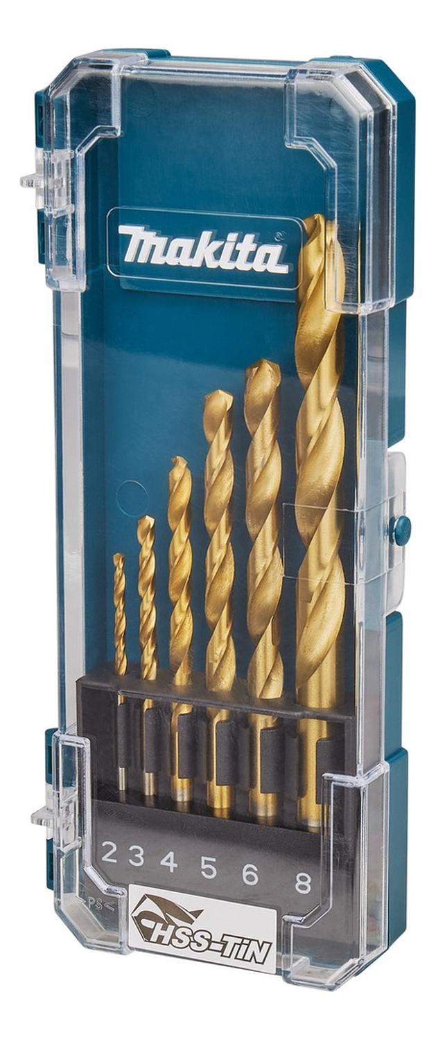 SET BROCA MAKITA HSS-TIN METAL SURTIDO 6 PZS ECO - 2
