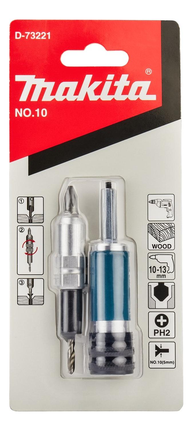 AVELLANADOR PARA ATORNILLAR N10, BROCA DE 3,2MM CON PUNTA PH2 - 5