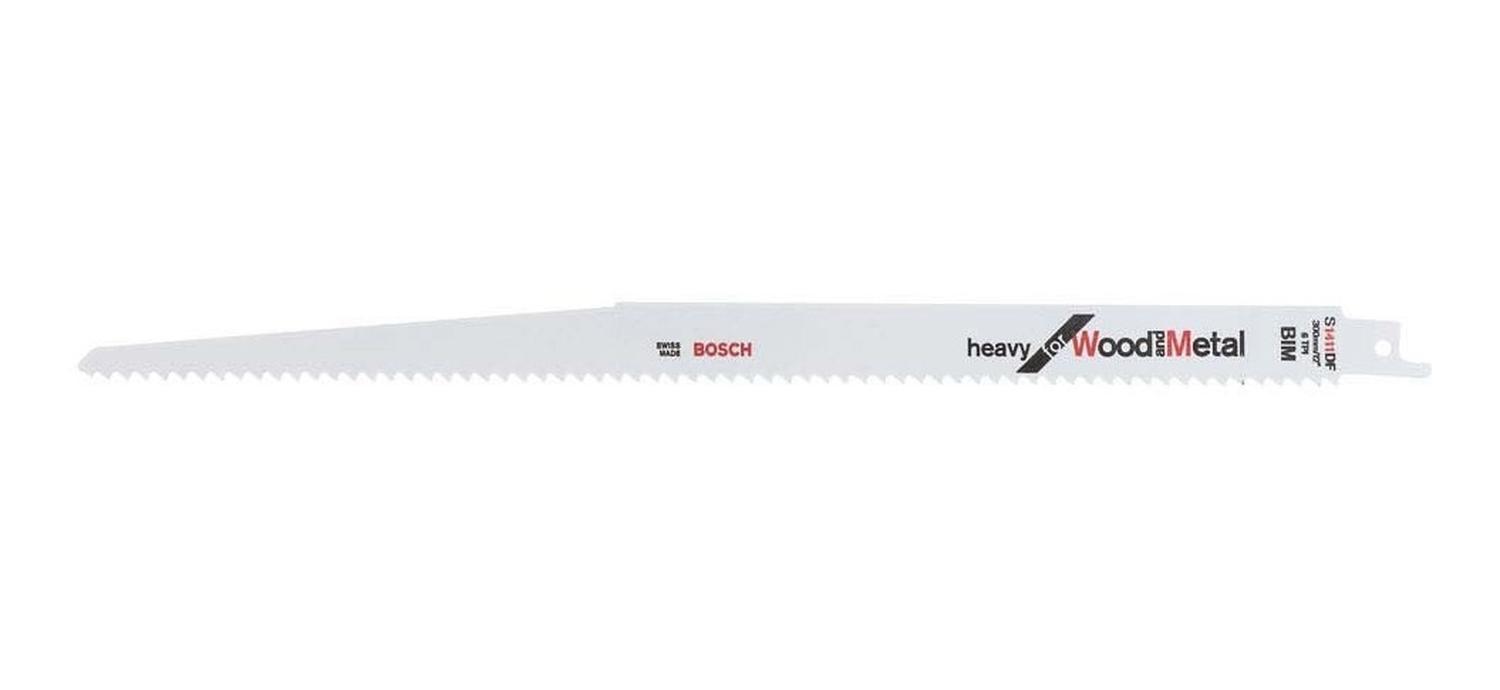 2 HOJA BOSCH DE SIERRA SABLE S1411DF HEAVY FOR WOOD AND META - 2