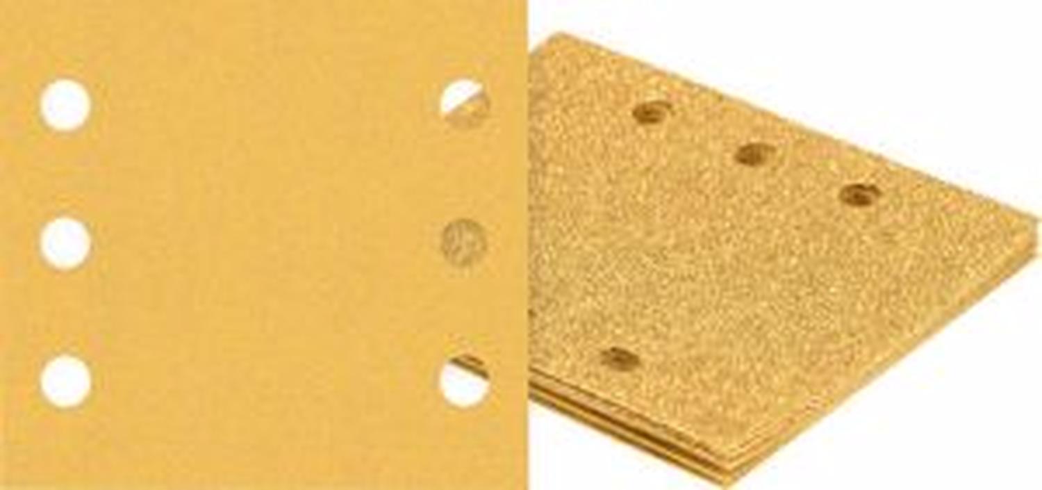PACK 10 HOJA DE LIJA C470 115MM MADERA+PINTURA G120- BOSCH - 3