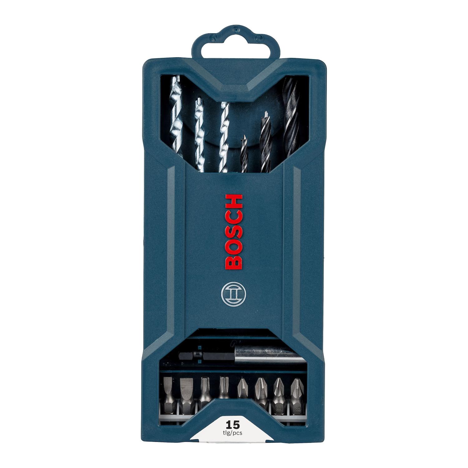 SET PUNTAS Y BROCAS MINI X-LINE 15 PZAS. - BOSCH - 2