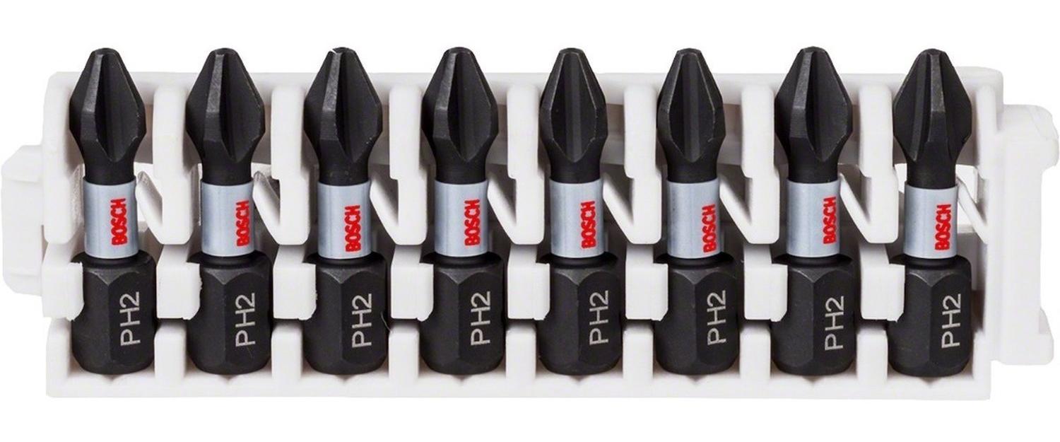 8 PUNTAS PH2 X 25MM IMPACT CONTROL BOSCH 2608.522.324-000 - 1