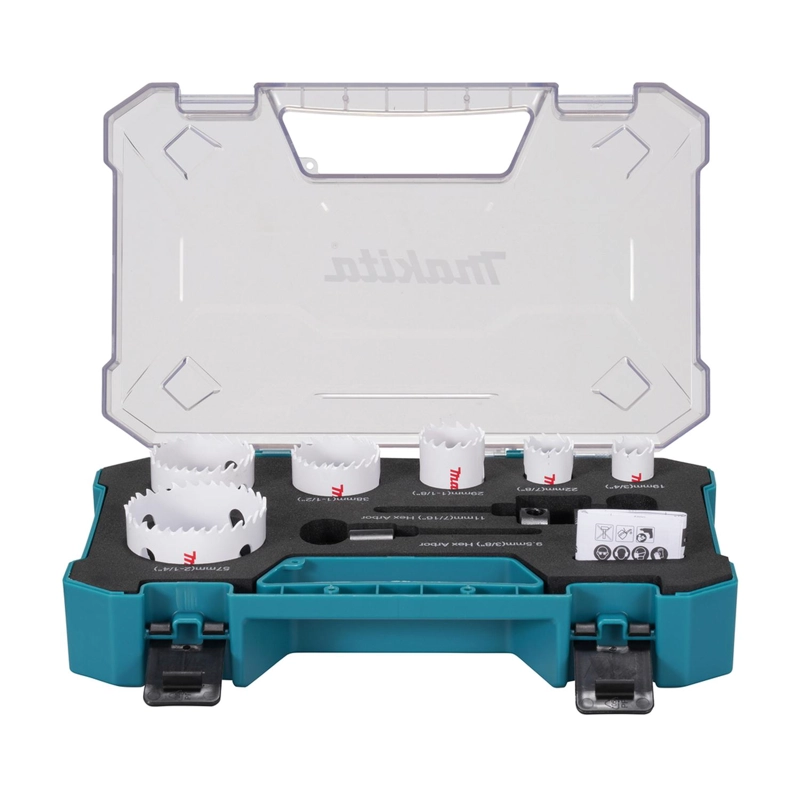 SET SIERRAS COPAS BIM 19, 22, 29, 38, 44 Y 57MM (PLOMERIA) 6 PZAS. - MAKITA - 2