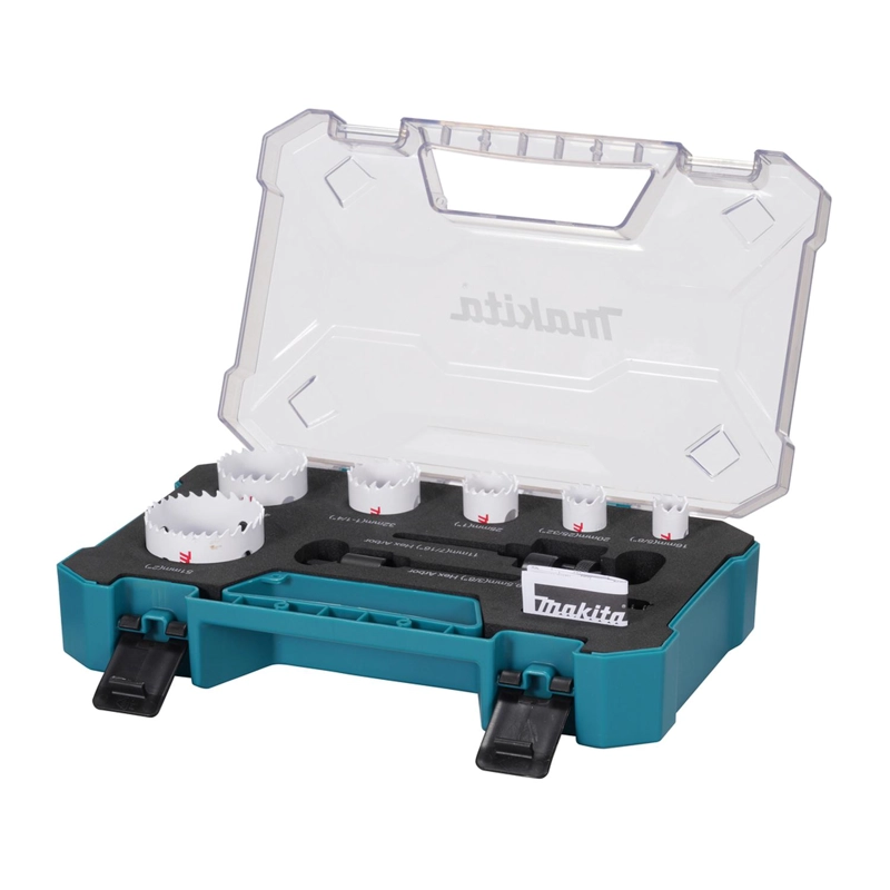 SET SIERRAS MAKITA D-47123 COPAS BIM 16. 20. 25. 32. 40. 51 MM (ELECTRICISTA) 6 PZAS - 1