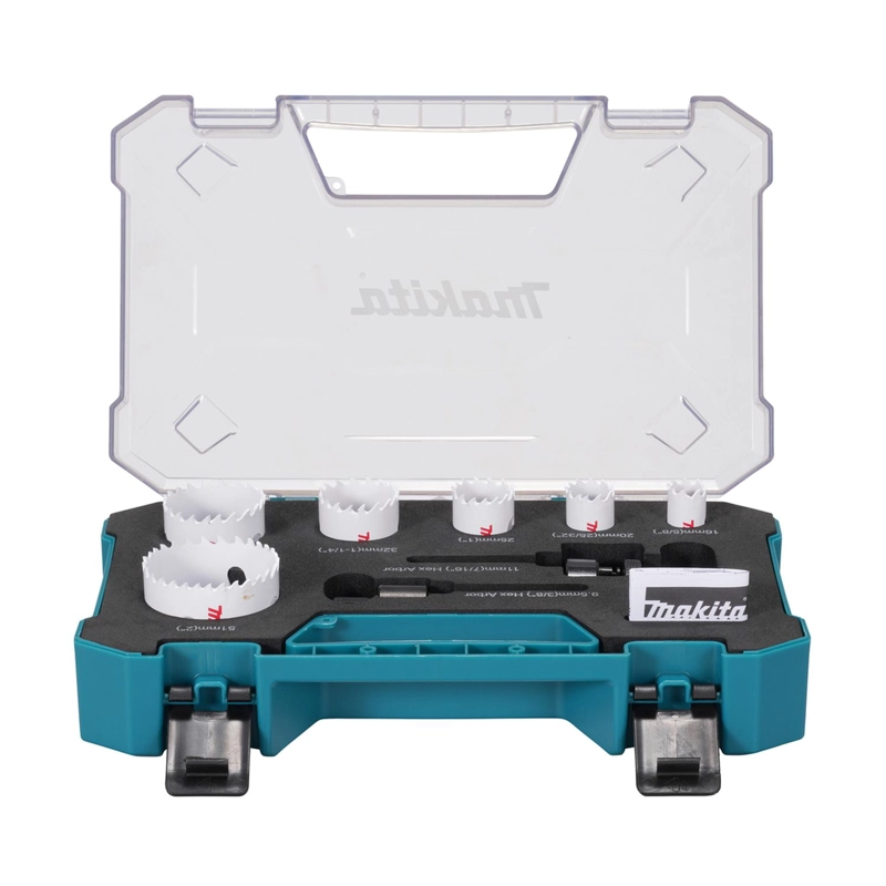 SET SIERRAS MAKITA D-47123 COPAS BIM 16. 20. 25. 32. 40. 51 MM (ELECTRICISTA) 6 PZAS - 2