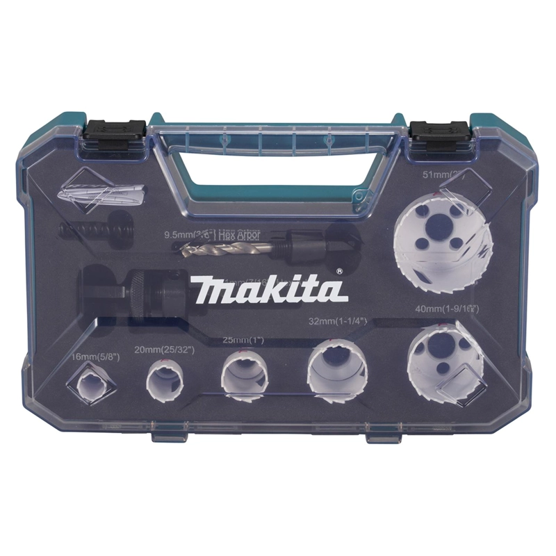 SET SIERRAS MAKITA D-47123 COPAS BIM 16. 20. 25. 32. 40. 51 MM (ELECTRICISTA) 6 PZAS - 3