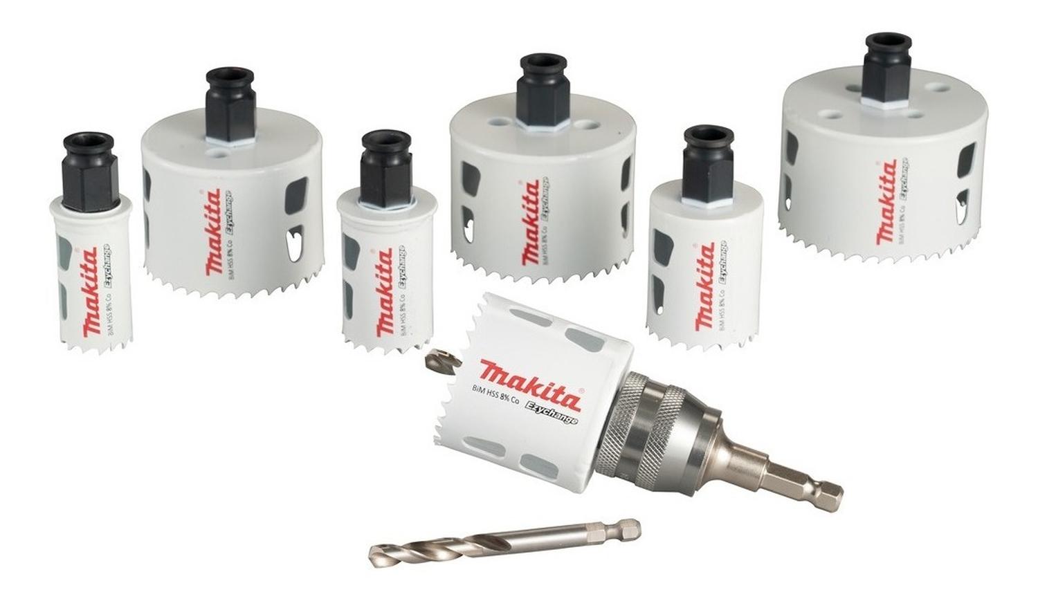 SET 9 PIEZAS SIERRA COPA EZYCHANGE BI-METAL HSS 8% CO MAKITA - 4