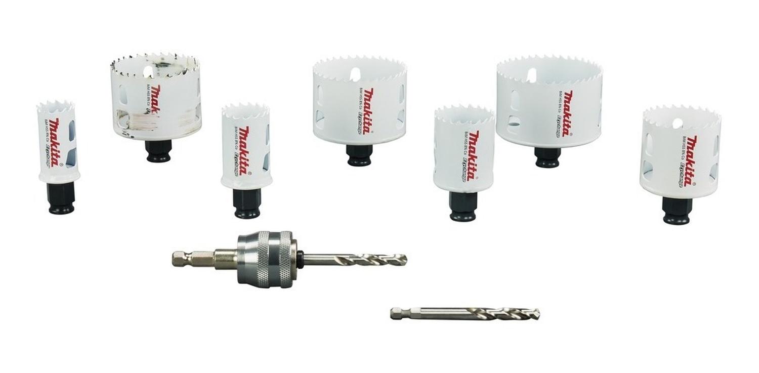 SET 9 PIEZAS SIERRA COPA EZYCHANGE BI-METAL HSS 8% CO MAKITA - 5