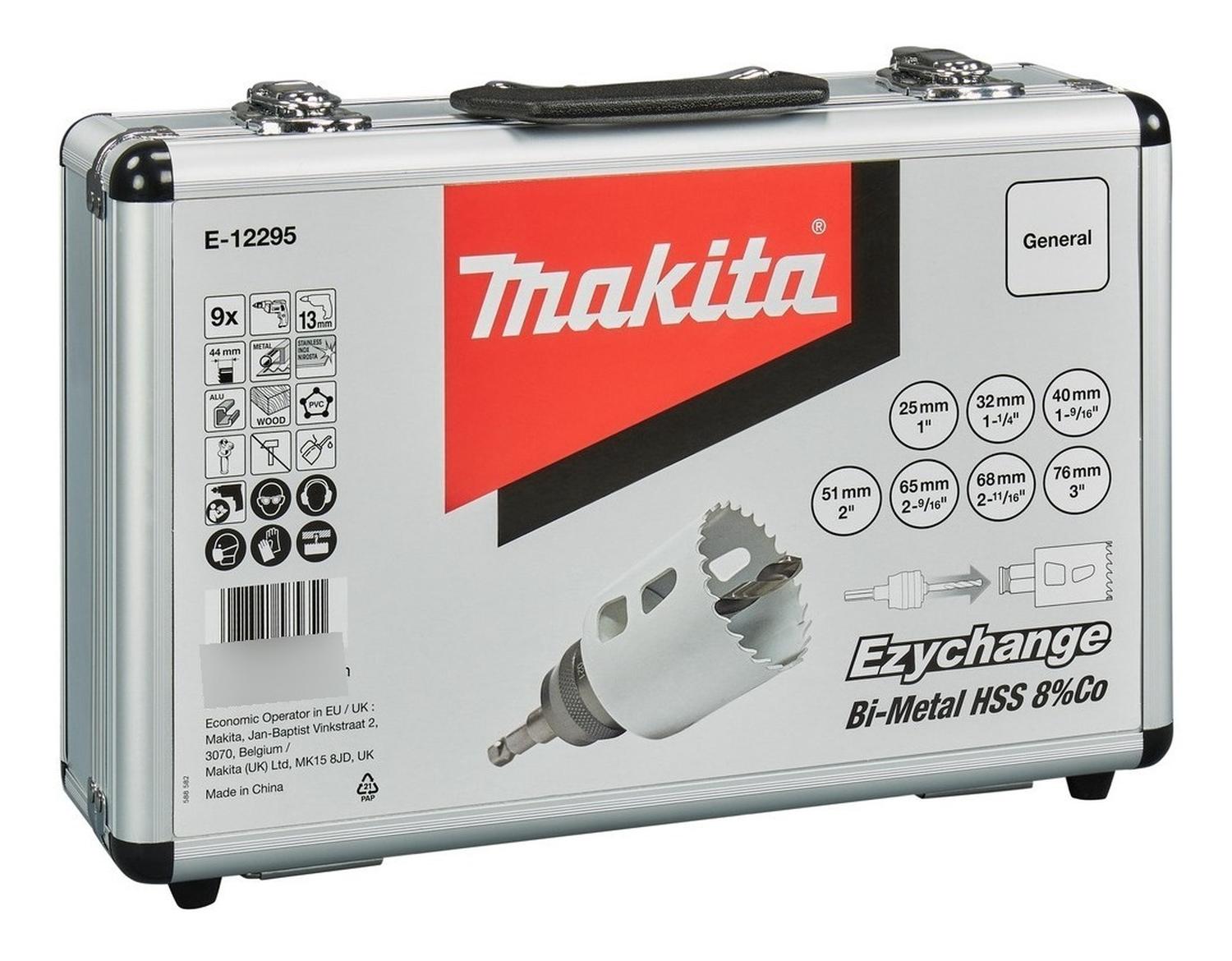 SET 9 PIEZAS SIERRA COPA EZYCHANGE BI-METAL HSS 8% CO MAKITA - 7