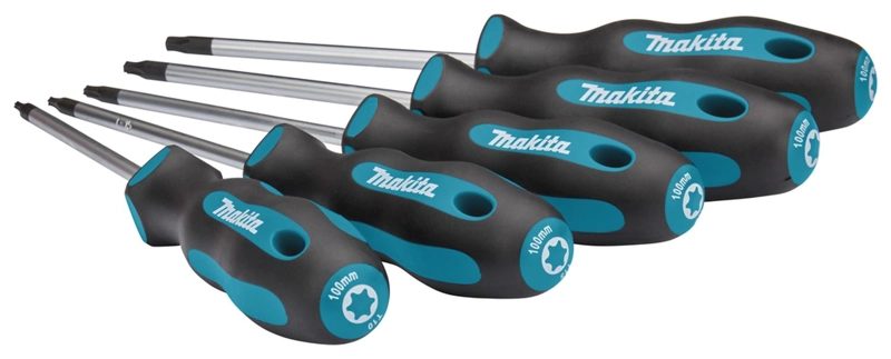 SET HERRAMIENTAS MAKITA DESTORNILLADORES E-10534 5 PIEZAS TORX T10 T15 T20 T25 T30 - 2