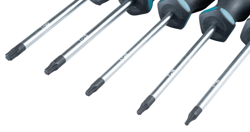 SET HERRAMIENTAS MAKITA DESTORNILLADORES E-10534 5 PIEZAS TORX T10 T15 T20 T25 T30 - 3