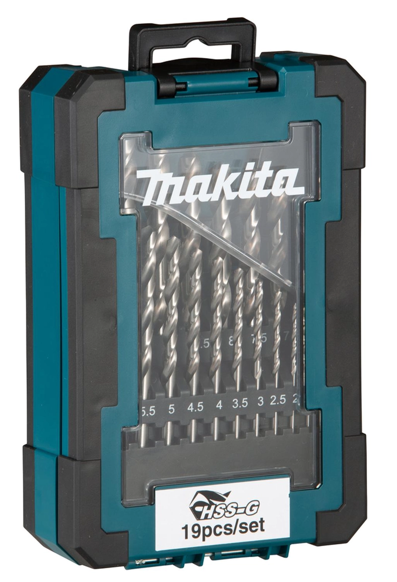 SET BROCAS MAKITA D-67549 PARA METAL HSS-G (1-10 MM) 19 PZAS - 1