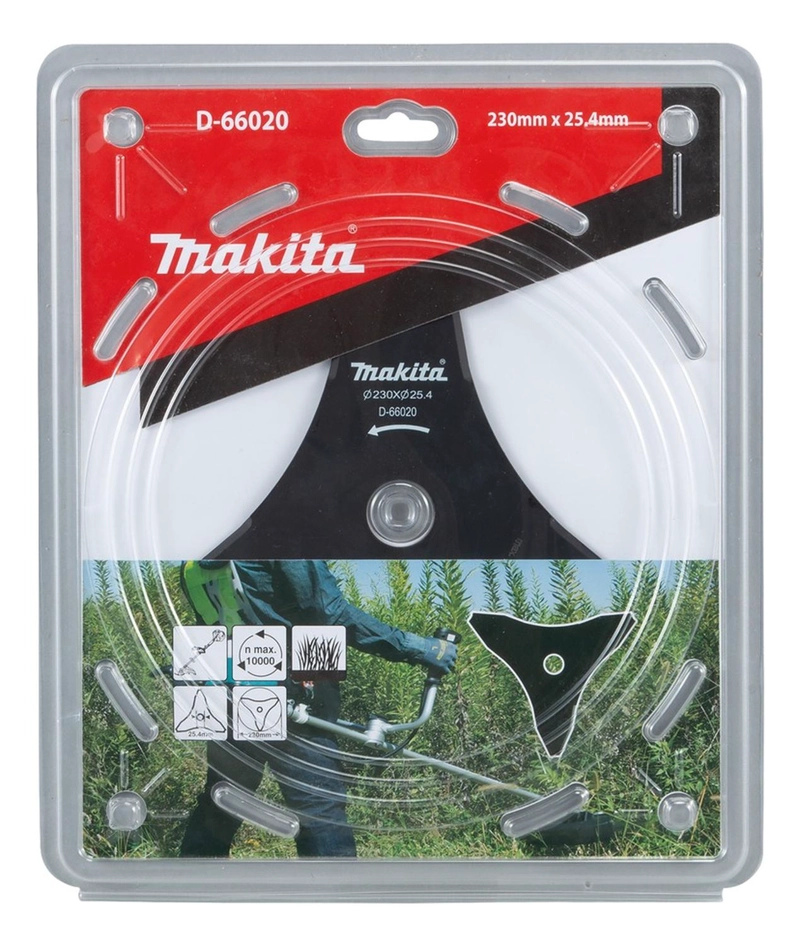 CUCHILLA METAL 3 PUNTAS ET 230X25,4MM MAKITA D-66020 - 2