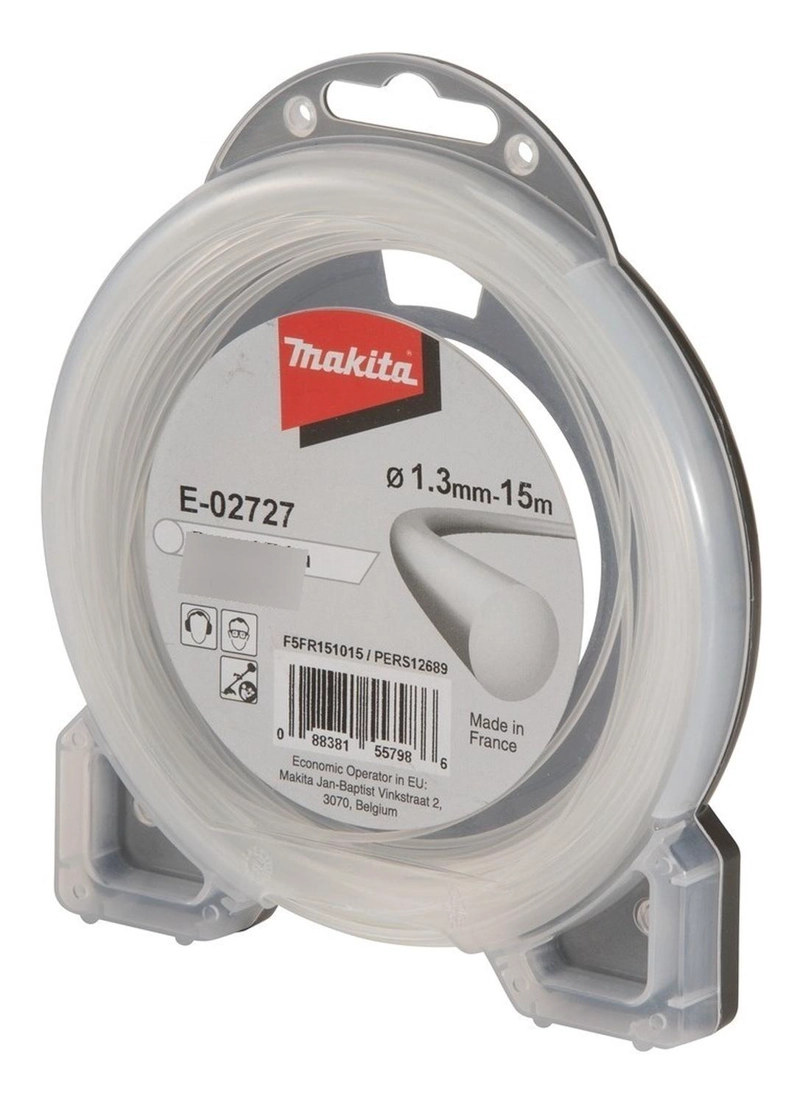 HILO NYLON REDONDO 1.3MM X 15M ORILLADORA MAKITA E-02727 - 3