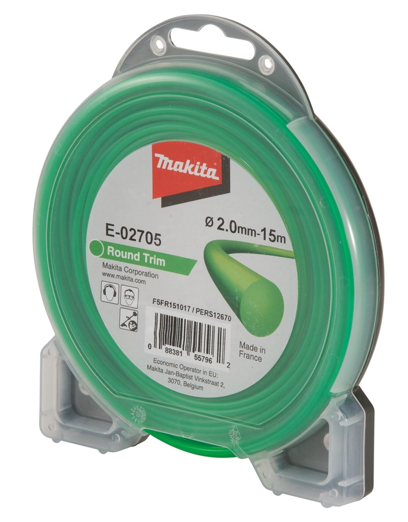 HILO NYLON REDONDO VERDE 2.0MM X 15M MAKITA E-02705 - 2