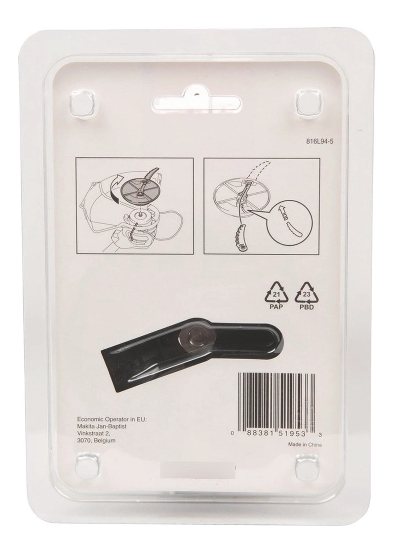CABEZAL MAKITA 198848-9 CUCHILLO PLASTICO HOJA CURVA 230 MM - 3