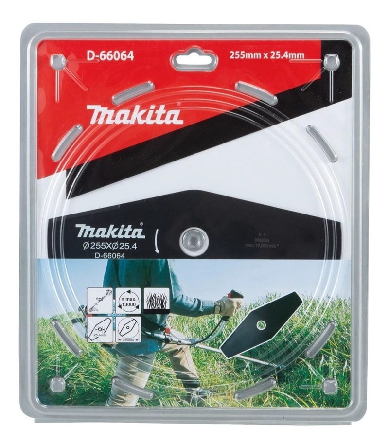 CUCHILLA METAL 2 PUNTAS 255X25,4X2MM MAKITA D-66064 - 2